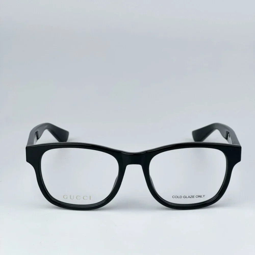 Gucci GG1344O 001 BRAND NEW Eyeglasses Black Square Men